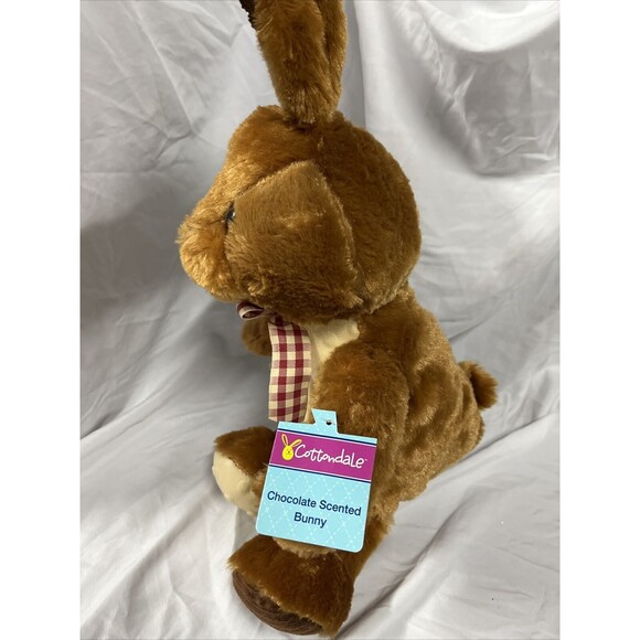 NWT Homerbest 15 Inch Brown Bunny‎ Chocolate Scented Rabbit Plush Stuffed Animal - Picture 6 of 10